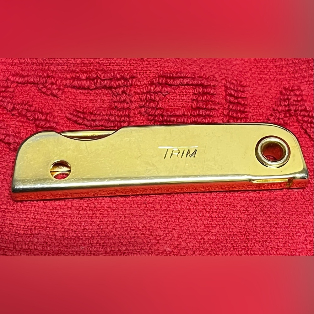 TRIM Trio Knife Nail file and Bottle opener Vintage